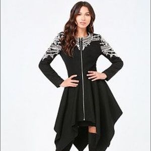 BEBE Embellished Empress Coat